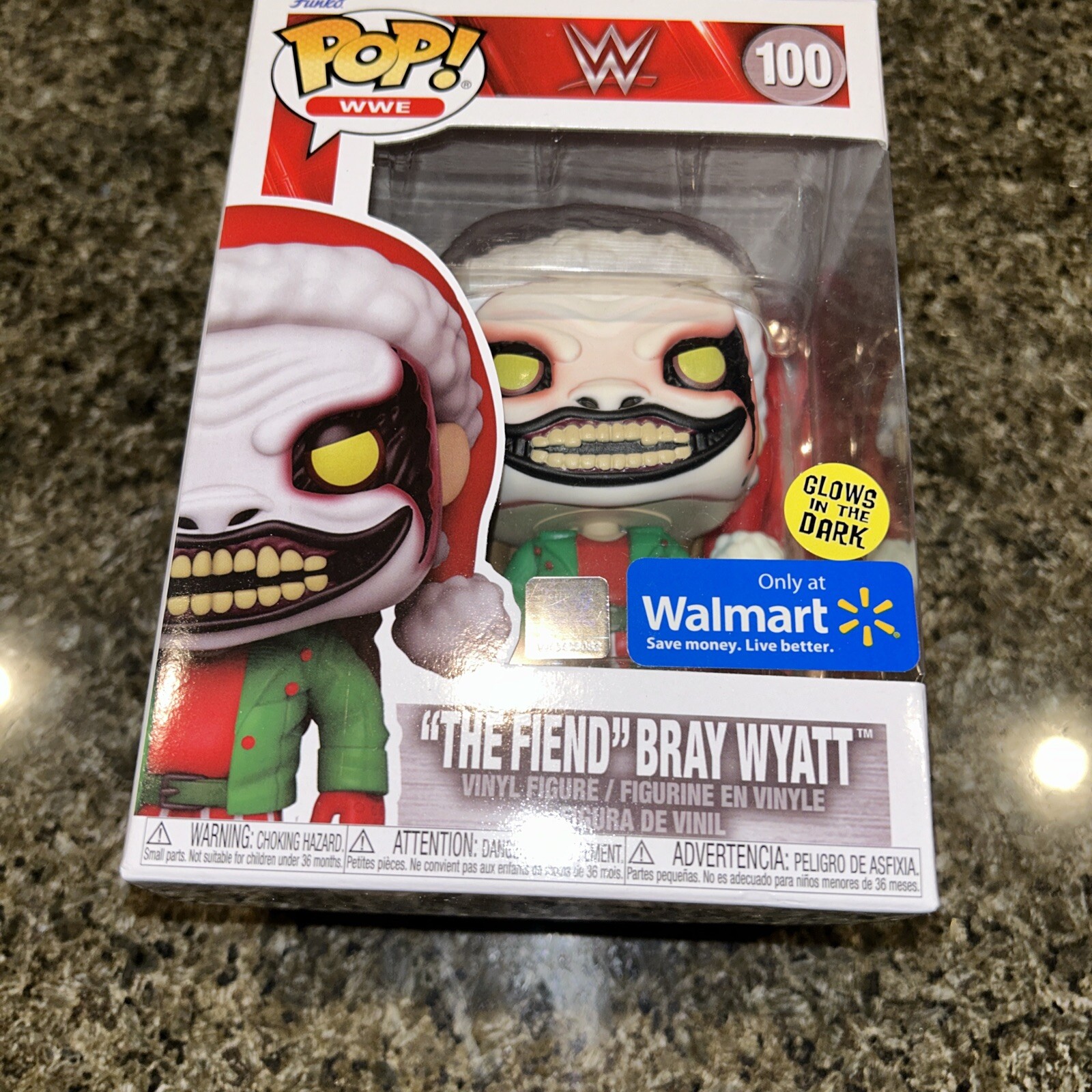 Funko Pop! Vinilo: Wwe - &Quot;&Quot;The Fiend&Quot;&Quot; Bray Wyatt #100 (Glows In The Dark) G01