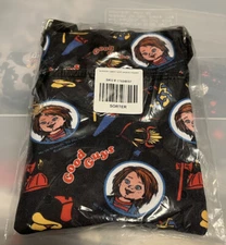 Child's Play Chucky Good Guys Halloween Black Passport Crossbody Bag NWT