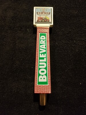 BOULEVARD BREWING CO. 80 ACRE HOPPY WHEAT BEER TAP HANDLE 