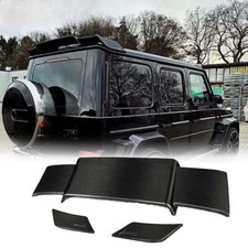 Carbon Fiber Rear Roof Tail Spoiler Wing Trim For Benz W463 W464 G500 G63 Brabus