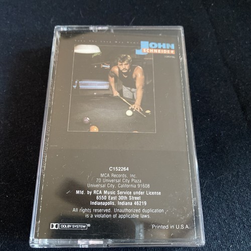 1986 John Schneider Take The Long Way Home Kassette