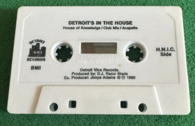 DJ Razor Blade - Detroit's in the House / House of Knowledge CASSETTE