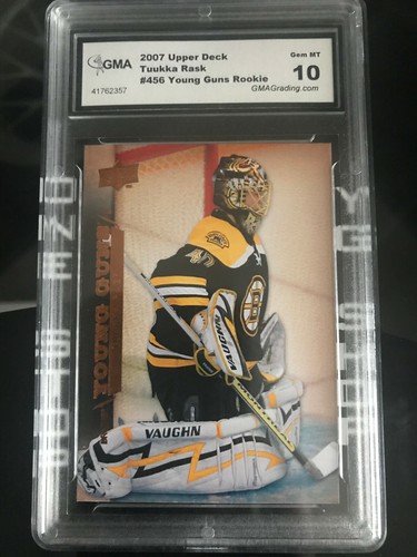 TUUKKA RASK YOUNG GUNS RC GMA 10 GEM MINT (HIGH GRADE) FREE COMBINED S&H  - Picture 1 of 2