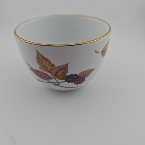 Vintage Royal Worcester Evesham Gold geschwungen offen Zuckerdose 31/4xH21/2" Pfirsichbeere - Bild 2 von 7