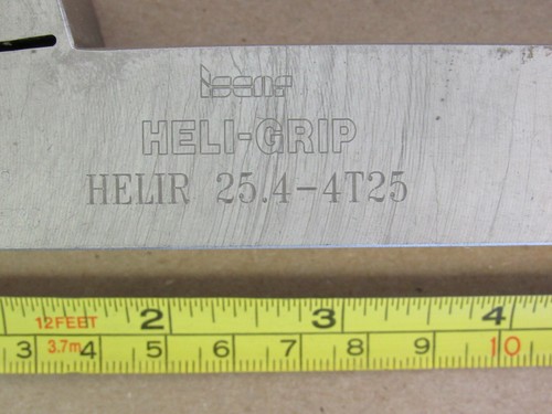 ISCAR INDEXABLE LATHE TOOL HOLDER HELIR 25.4-4T25 HELI-GRIP, 6"X1"X1" - Picture 2 of 7
