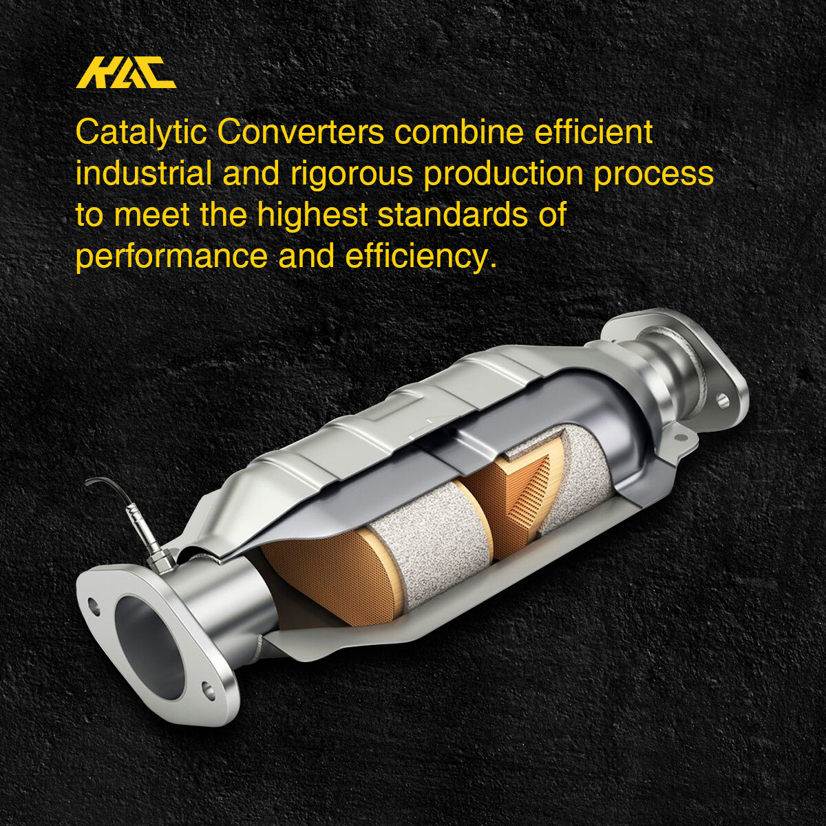 Exhaust Catalytic Converter Flex Y-Pipe For 2009-2014 Nissan