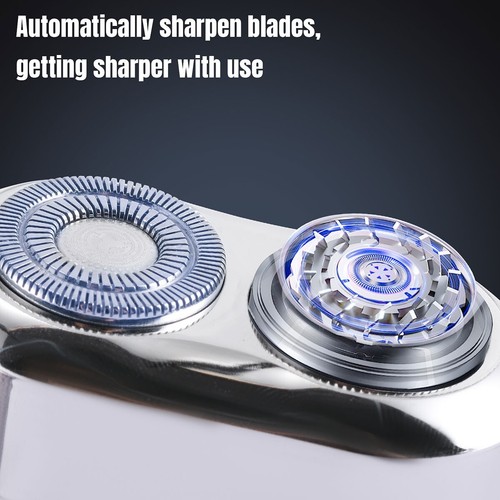 Maquina De Afeitar Eléctrica Para Hombre Afeitadora Rasuradora Barba Trimmer USB - Imagen 6 de 15