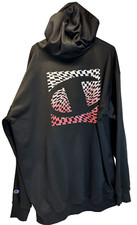 CHAMPION Performance Men's Black Pullover Hoodie Sweatshirt Size 3XL