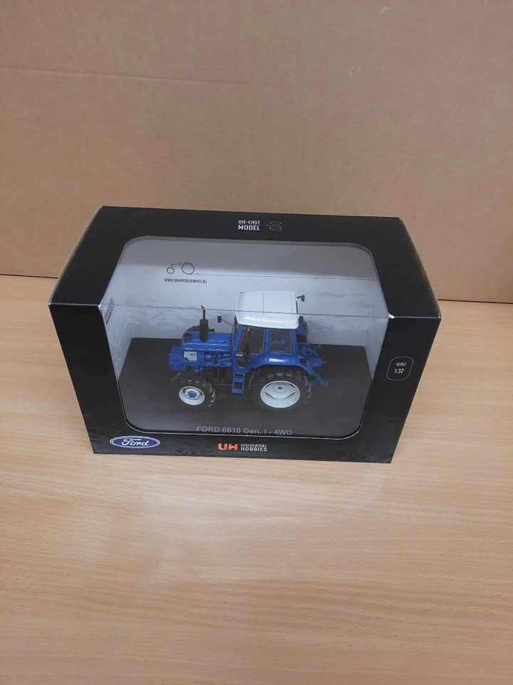 Universal Hobbies 1.32 Scale Ford 6610 Gen I 4WD - Blue UH5367 - Image 2 of 4