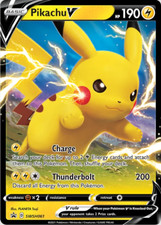 Pikachu V SWSH061 - ENG - Pokemon SWSH: Black star Promo Cards