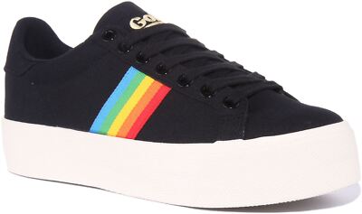 Gola Classics Orchid Lace Up Platforms Womens Sneakers In Off White US 5 - 9