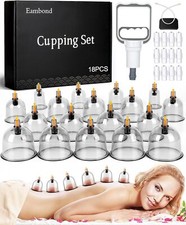 Ventosas De Acupuntura 18 Pcs Set Chinas Para Terapia Masajes Celulitis Masaje