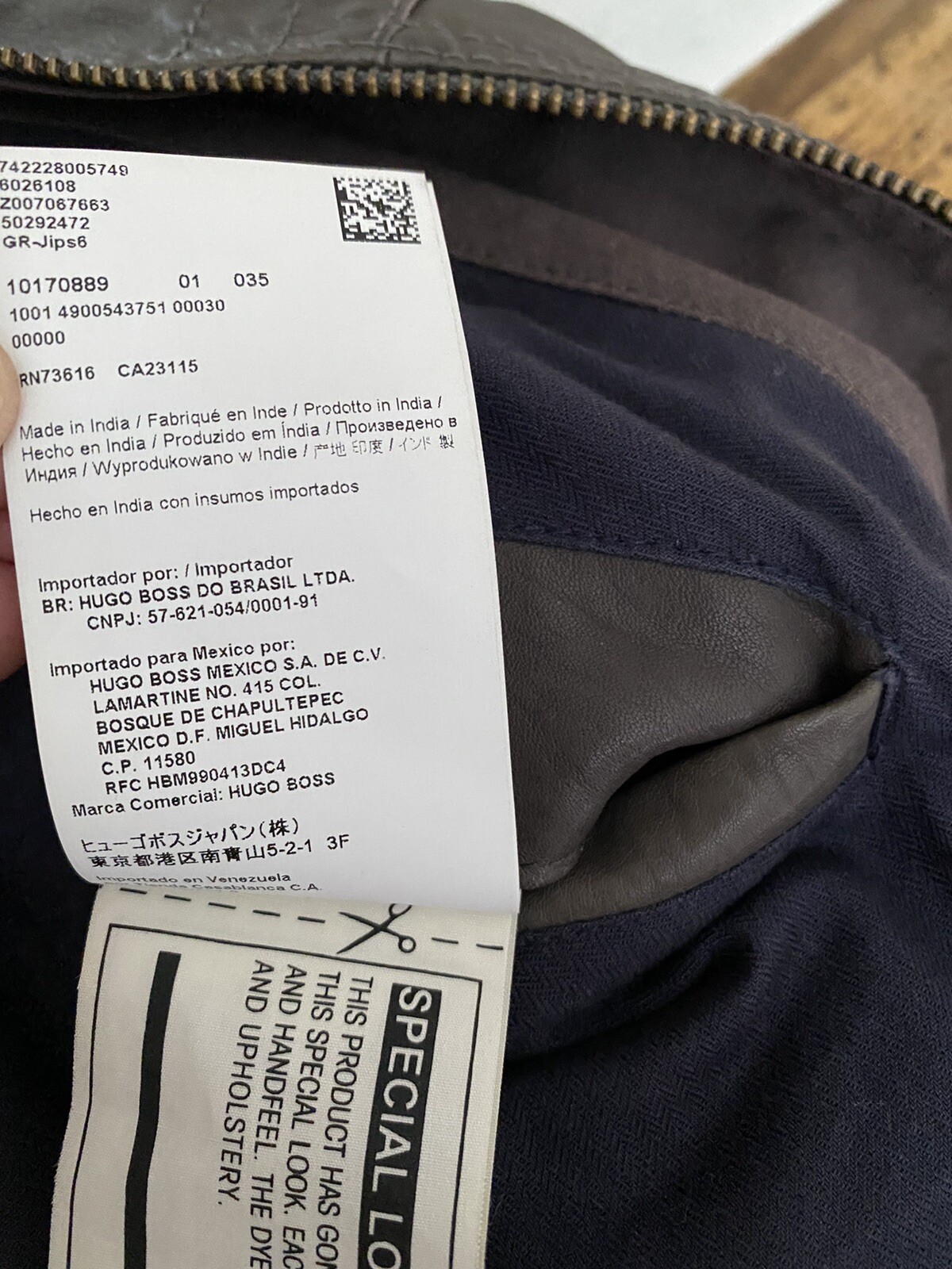Boss Hugo Boss Orange Label Leather Bomber Jacket Size US 40 IT 50 | eBay