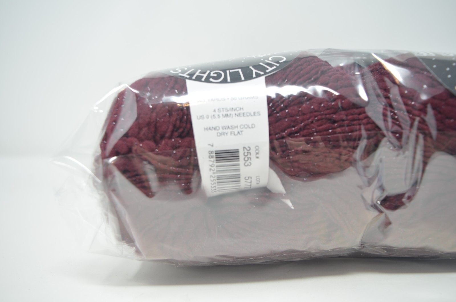 10 Skeins CLASSIC ELITE YARNS CITY LIGHTS Wool Yarn #2553 Maroon