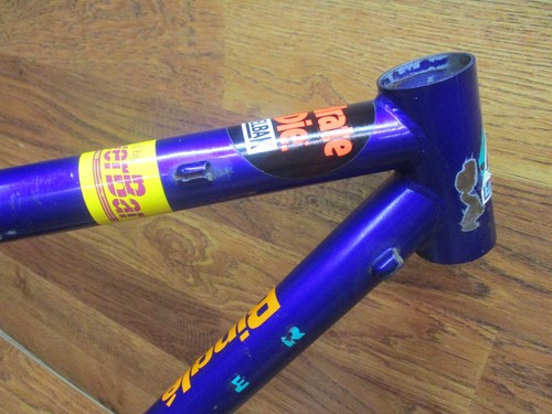 RARE VINTAGE GARY FISHER EVOLUTION STEEL 26" FRAME 88M PRESS FIT BB 16" PURPLE - Picture 2 of 12