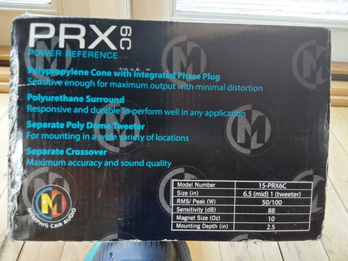 MEMPHIS 15-PRX6C 6.5" CAR AUDIO COMPONENT CROSSOVERS TWEETERS MIDS SPEAKERS NEW - Picture 3 of 3