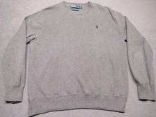 Polo Ralph Lauren Men's Size XL 100 Percent Cotton Sweater Gray