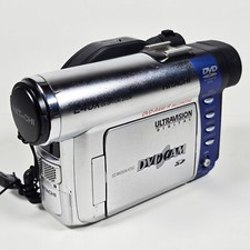 Hitachi DZ-MV350A DVD SD Video Camcorder Zoom w/ Battery Charger CD Manual