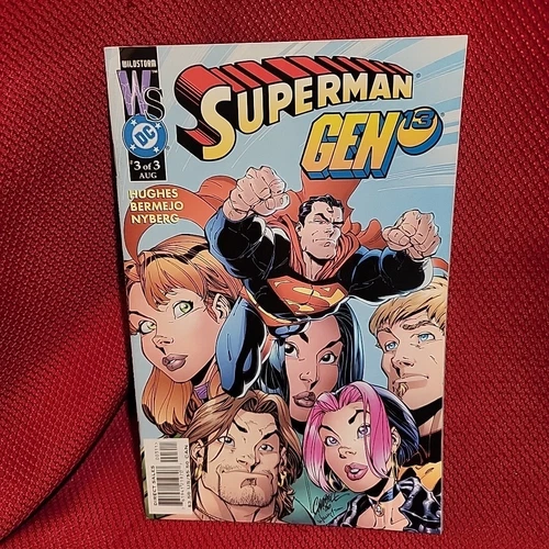 SUPERMAN GEN 13 #3 Vintage Wildstorm DC Comic supergirl hughes j scott campbell