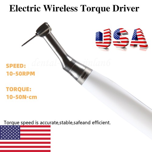 Dental Electric Torque Wrench Tip 360° Cordless Endodontic Implant Handpiece USA - Picture 7 of 19