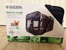 Sherpa Original Deluxe Dog  Cat Airline Carrier M Mesh, Up to 16 lbs