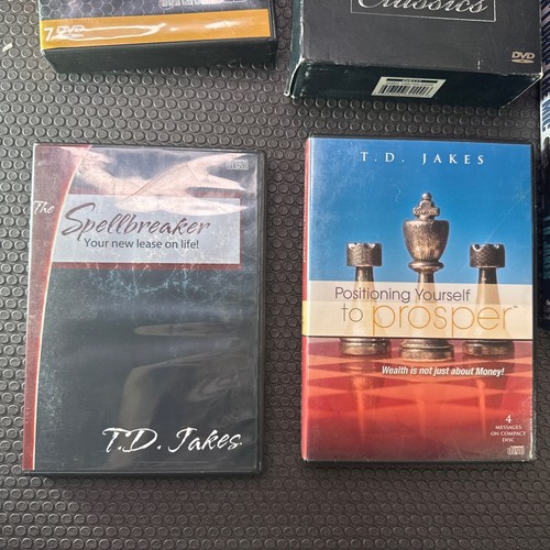 T.D. Jakes Teaching Book DVD Lot Set Of 5 Manpower Prosper Classics Spellbreaker - Picture 4 of 8