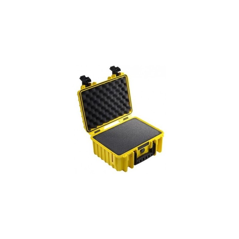 Coffret antichoc Type 3000 jaune contre l'humidité et les bris de matériel