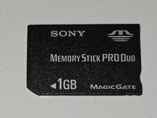 Sony 1GB Memory Stick Pro Duo MagicGate MSX-M1GST Memory Card for PSP/Camera