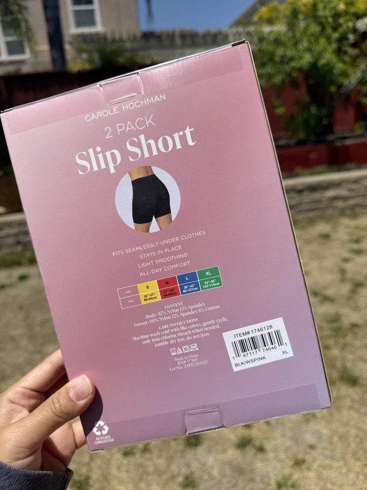 Pantalón corto sin cordones Carole Hochman para mujer, paquete de 2-XL (nuevo) Foto 4 de 4