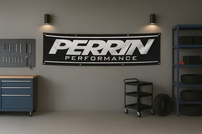 Perrin Performance Subaru WRX STI Flag 71x24'' JDM Tuning Banner Decor