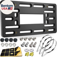 License Plate Bracket Holder- Front License Plate Mounting Kit, Universal Bumper