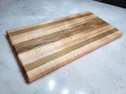 Handmade Curly Maple Wood Cutting Board – Rustic Charcuterie Board – Kitchen