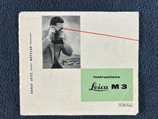 Original Leica M3 User Manual 1961 Edition - Rapid Check-list Of Basic Leica Fun