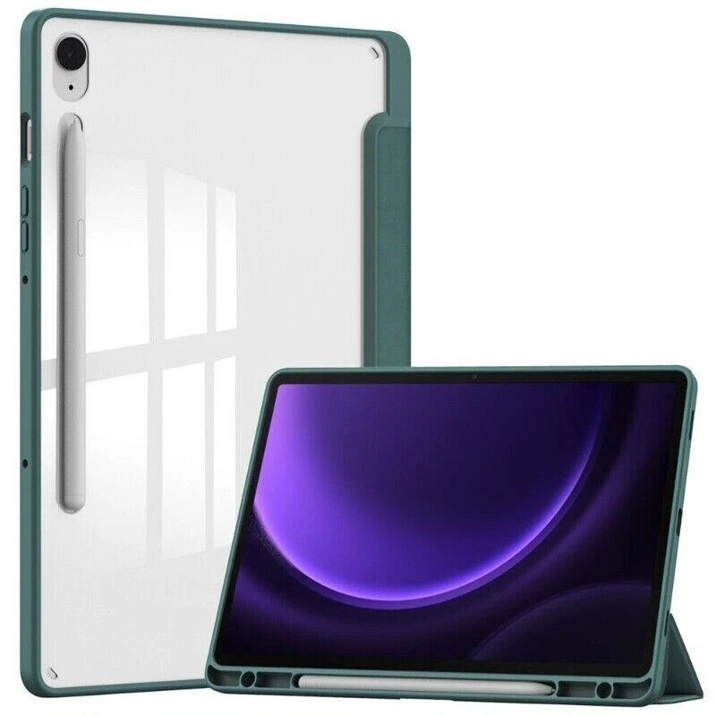 For Samsung Galaxy Tab A8 A9 S9 S10 + FE Plus Shockproof Back Clear Case Cover - Image 2 of 4