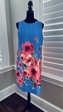 NWT ANNE KLEIN WOMEN'S SLEEVELES FLORAL PRINTED DRESS SIZE 16 MSRP $139.00