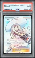2017 POKEMON SUN & MOON #147 FULL ART/LILLIE PSA 9 on eBay