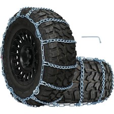 Snow Chains Metal 225-295mm Set Of 2 Car Suv Truck Anti-skid Emergency Traction