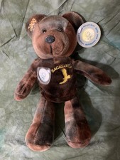 Vintage 2000 Bear Collectible Golden Sacagawea Dollar Bear