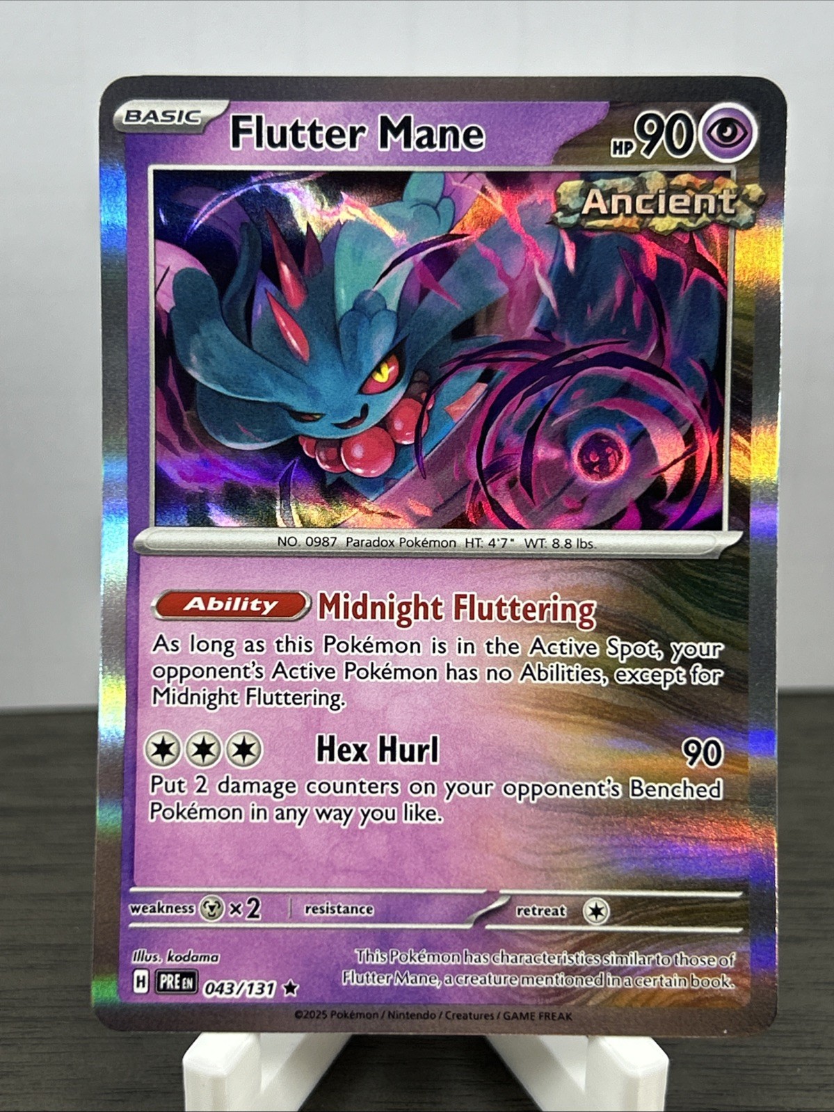 Flutter Mane - Holo - 78/162 Temporal Forces - Pokemon TCG - Near Mint - Rare