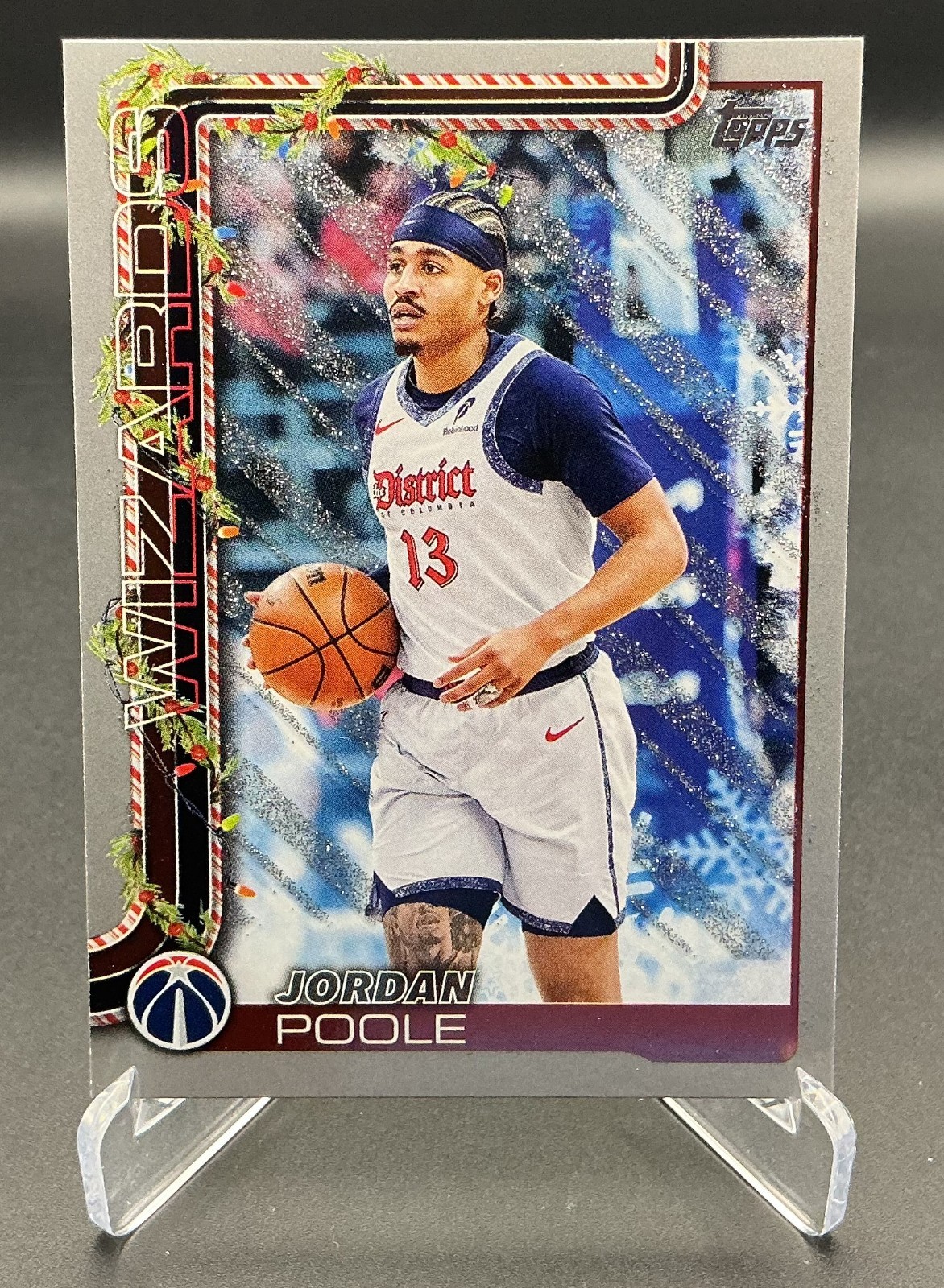 Jordan Poole 2025 Topps Holiday #H73 Glitter Price Guide - Sports