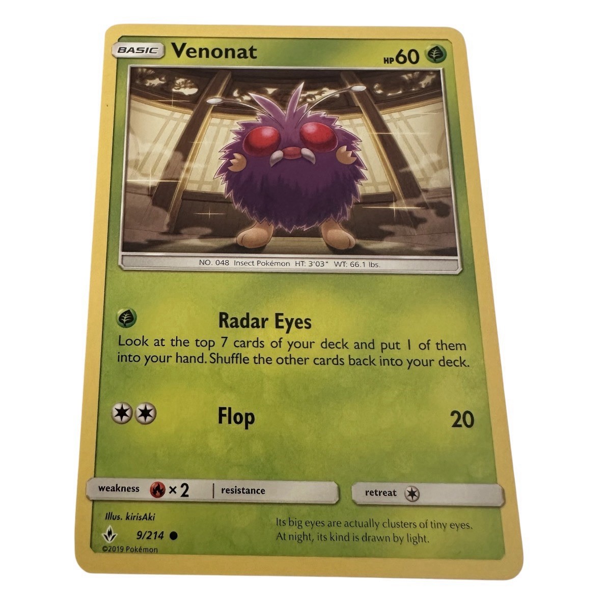 Venonat - 9/214 - Common - Near Mint - Buy 3 Get 2 Free