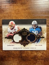 2008 Exquisite Combo Patch 23/35 Clinton Portis/Chris Johnson Commanders Titans