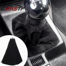 Black Auto Universal Leather Car Gear Shift Knob Boot Gear Head Dust Cover