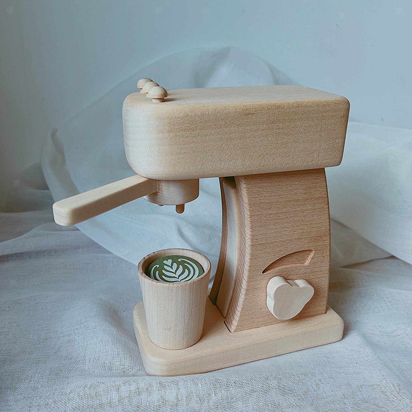 Set da gioco macchina da caffè in legno foto 2