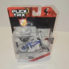 flick trix bmx finger bike S&M Dirt LTF RARE 2009 new Blue Read