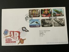 Great Britain 2011 #2857-2863 Gerry Anderson TV Shows - 2 FDCs