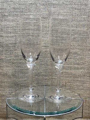 Set of 2 - Schott Zwiesel Crystal Champagne Flutes Glasses 8.3/8''