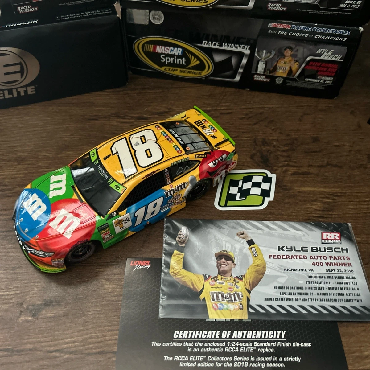 Action Racing Collectables カイル・ブッシュ KYLE BUSCH 2023 3CHI #8 COLOR CHROME 1/24 ACTION COLLECTOR SERIES