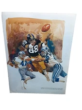 Lynn Swann Charlie Waters Al Harris 1979 NFL Print Photo Cutout Cowboys Steelers