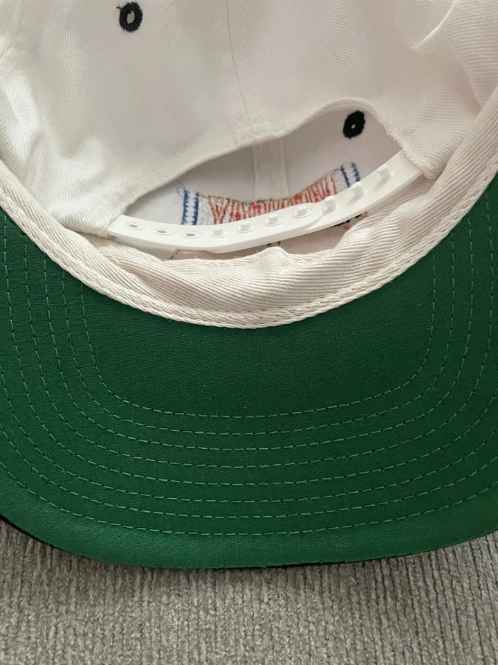 Monday Night Football ABC NFL Vintage Blanco Hombre’s Snapback Sombrero Aguja Americana Foto 3 de 4
